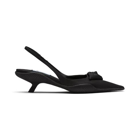 prada gabardine slingback